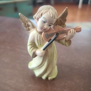 Angel Violinist Italy 332-200 Nativity Polymer 4" Fontanini
